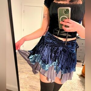 ✨ handmade velvet fairy skirt from rheabfunky